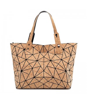 Geometric Print Tote Bag