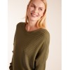 Ribbed Batwing Jumper