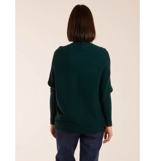 Ribbed Batwing Jumper